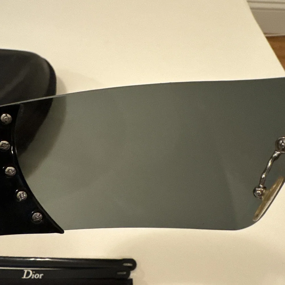 Dior Biker Vintage Sunglasses Strap Dust Cloth and Case